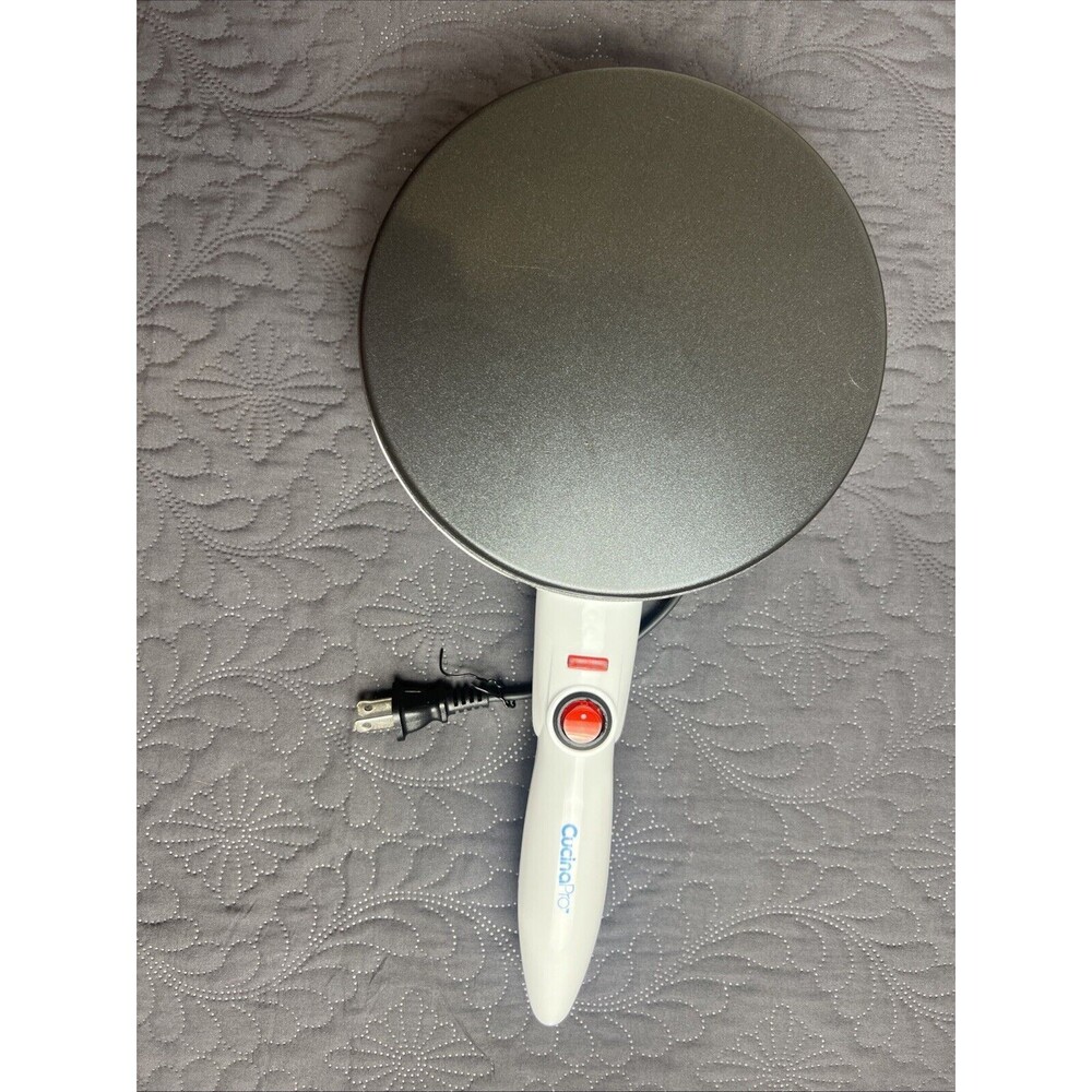 Cucina Pro Cordless Crepe Maker Non Stick Dipping Plate New No Spatula Or Box